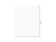 Avery Preprinted Legal Exhibit Index Tab Dividers with Black and White Tabs AVE01039