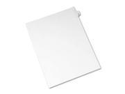 Avery Preprinted Legal Exhibit Index Tab Dividers with Black and White Tabs AVE82226