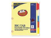 Avery Insertable Big Tab Dividers AVE23280