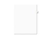 Avery Preprinted Legal Exhibit Index Tab Dividers with Black and White Tabs AVE01056