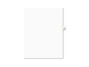 Avery Preprinted Legal Exhibit Index Tab Dividers with Black and White Tabs AVE01035