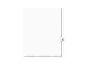 Avery Preprinted Legal Exhibit Index Tab Dividers with Black and White Tabs AVE01092