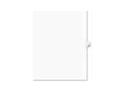 Avery Preprinted Legal Exhibit Index Tab Dividers with Black and White Tabs AVE01413