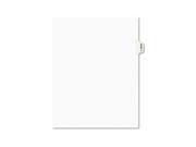 Avery Legal Index Divider Exhibit Alpha Letter Avery Style AVE01373