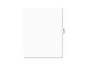 Avery Legal Index Divider Exhibit Alpha Letter Avery Style AVE01395