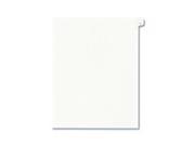 Avery Preprinted Legal Exhibit Index Tab Dividers with Black and White Tabs AVE82199