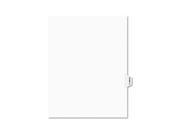 Avery Legal Index Divider Exhibit Alpha Letter Avery Style AVE01377
