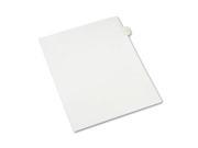Avery Preprinted Legal Exhibit Index Tab Dividers with Black and White Tabs AVE82203