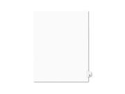 Avery Preprinted Legal Exhibit Index Tab Dividers with Black and White Tabs AVE01024