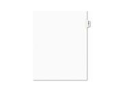 Avery Legal Index Divider Exhibit Alpha Letter Avery Style AVE01382