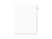 Avery Preprinted Legal Exhibit Index Tab Dividers with Black and White Tabs AVE11912
