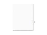 Avery Preprinted Legal Exhibit Index Tab Dividers with Black and White Tabs AVE01018