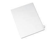 Avery Preprinted Legal Exhibit Index Tab Dividers with Black and White Tabs AVE82187