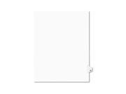 Avery Preprinted Legal Exhibit Index Tab Dividers with Black and White Tabs AVE01097