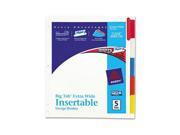 Avery Insertable Big Tab Dividers AVE11220