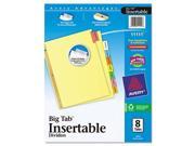 Avery Insertable Big Tab Dividers AVE11111