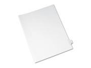 Avery Preprinted Legal Exhibit Index Tab Dividers with Black and White Tabs AVE82186