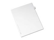 Avery Preprinted Legal Exhibit Index Tab Dividers with Black and White Tabs AVE82244