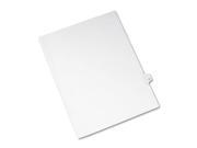 Avery Preprinted Legal Exhibit Index Tab Dividers with Black and White Tabs AVE82242