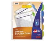 Avery Insertable Style Edge Tab Plastic Dividers AVE11292