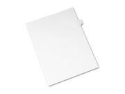 Avery Preprinted Legal Exhibit Index Tab Dividers with Black and White Tabs AVE82169