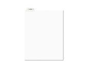 Avery Legal Index Divider Exhibit Alpha Letter Avery Style AVE12393