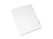 Avery Preprinted Legal Exhibit Index Tab Dividers with Black and White Tabs AVE82183