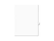 Avery Preprinted Legal Exhibit Index Tab Dividers with Black and White Tabs AVE01091