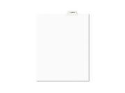 Avery Legal Index Divider Exhibit Alpha Letter Avery Style AVE12385