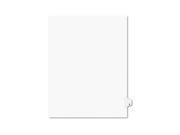 Avery Preprinted Legal Exhibit Index Tab Dividers with Black and White Tabs AVE01424