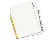 Avery Write On Big Tab Paper Dividers AVE23075