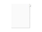Avery Preprinted Legal Exhibit Index Tab Dividers with Black and White Tabs AVE01401