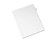 Avery Preprinted Legal Exhibit Index Tab Dividers with Black and White Tabs AVE82184