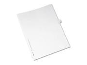 Avery Preprinted Legal Exhibit Index Tab Dividers with Black and White Tabs AVE82238