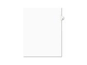 Avery Preprinted Legal Exhibit Index Tab Dividers with Black and White Tabs AVE01405