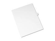 Avery Preprinted Legal Exhibit Index Tab Dividers with Black and White Tabs AVE82174