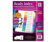 Avery Ready Index Customizable Table of Contents Multicolor Dividers AVE11127