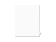 Avery Preprinted Legal Exhibit Index Tab Dividers with Black and White Tabs AVE01074