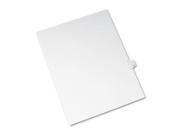 Avery Preprinted Legal Exhibit Index Tab Dividers with Black and White Tabs AVE82215