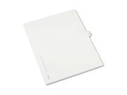 Avery Preprinted Legal Exhibit Index Tab Dividers with Black and White Tabs AVE82212