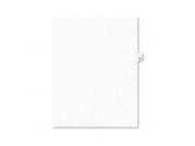 Avery Preprinted Legal Exhibit Index Tab Dividers with Black and White Tabs AVE01034