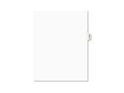 Avery Legal Index Divider Exhibit Alpha Letter Avery Style AVE01374