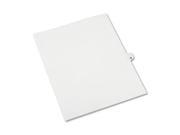 Avery Preprinted Legal Exhibit Index Tab Dividers with Black and White Tabs AVE01040