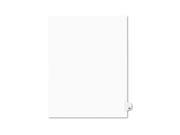 Avery Preprinted Legal Exhibit Index Tab Dividers with Black and White Tabs AVE01099