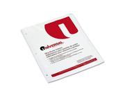 Universal One Write On Erasable Tab Index UNV20815