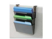 deflecto Docupocket Three Pocket File Partition Set with Brackets DEF73502RT