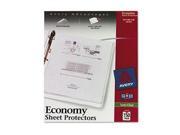 Avery Standard and Economy Weight Clear and Semi Clear Sheet Protector AVE74170