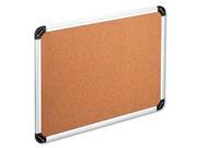 Universal One Cork Board with Aluminum Frame UNV43713