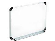 Universal Deluxe Melamine Dry Erase Board with Aluminum Frame UNV43722