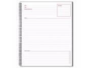 Cambridge Wirebound Guided Business Notebook MEA06132
